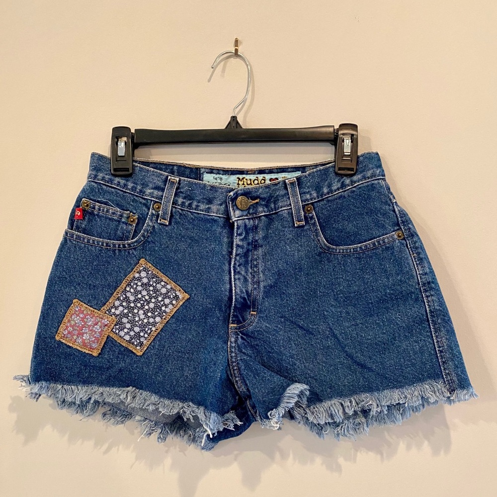 ❌SOLD❌  Mudd Jean patchwork shorts